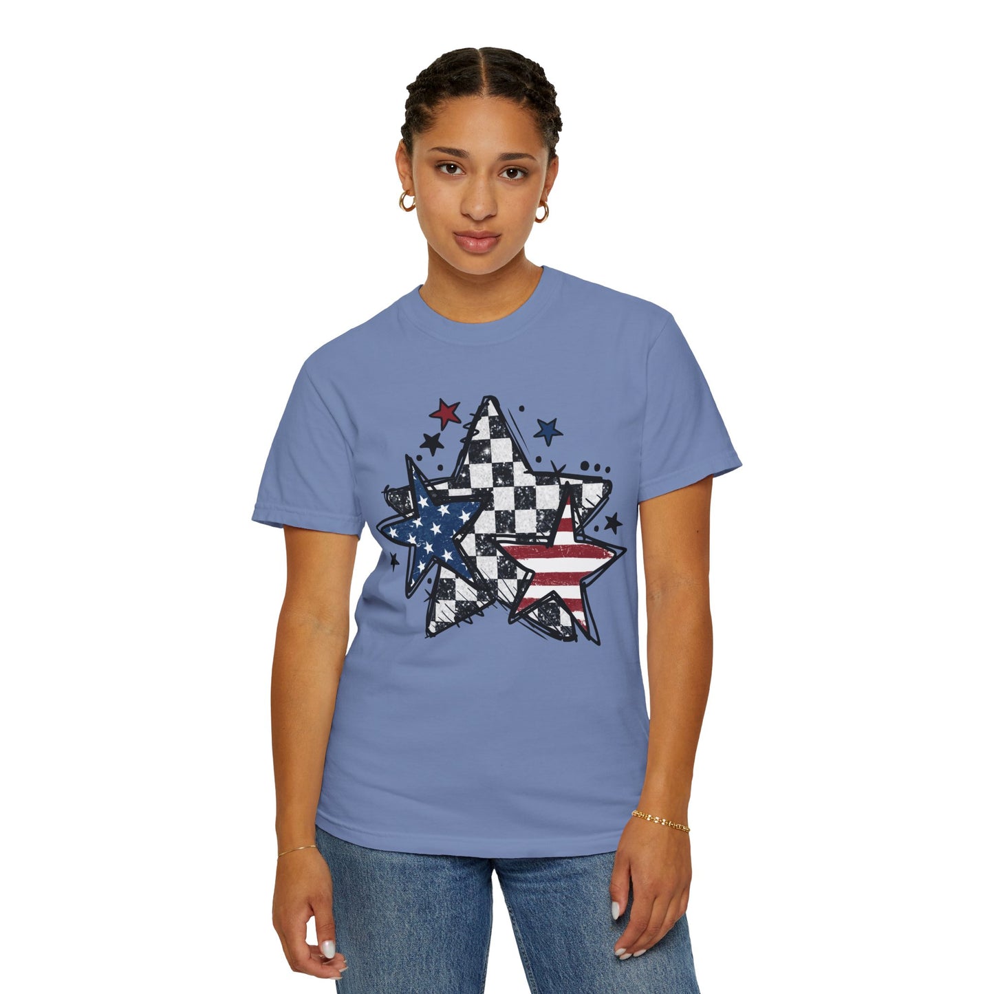 Patriotic Star Graphic Unisex T-Shirt