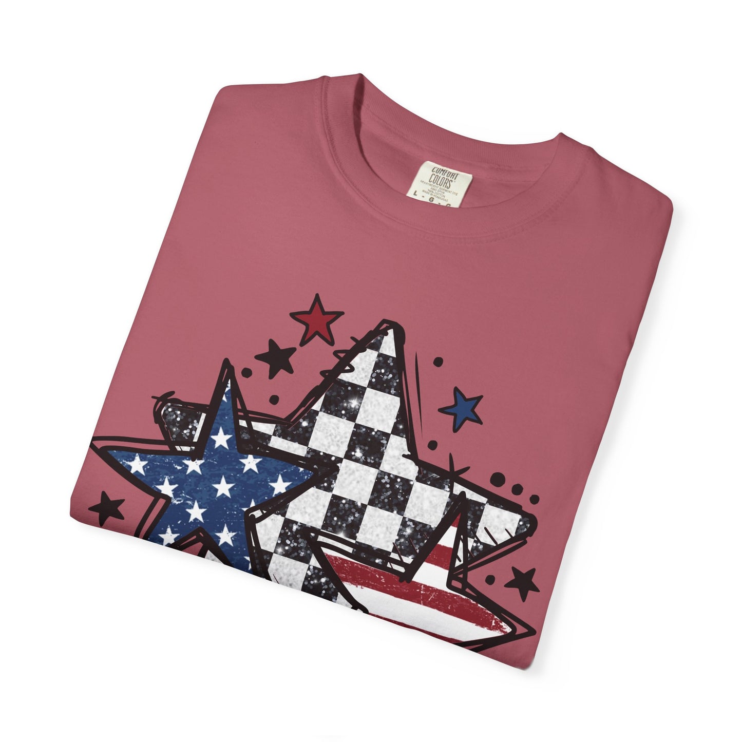 Patriotic Star Graphic Unisex T-Shirt