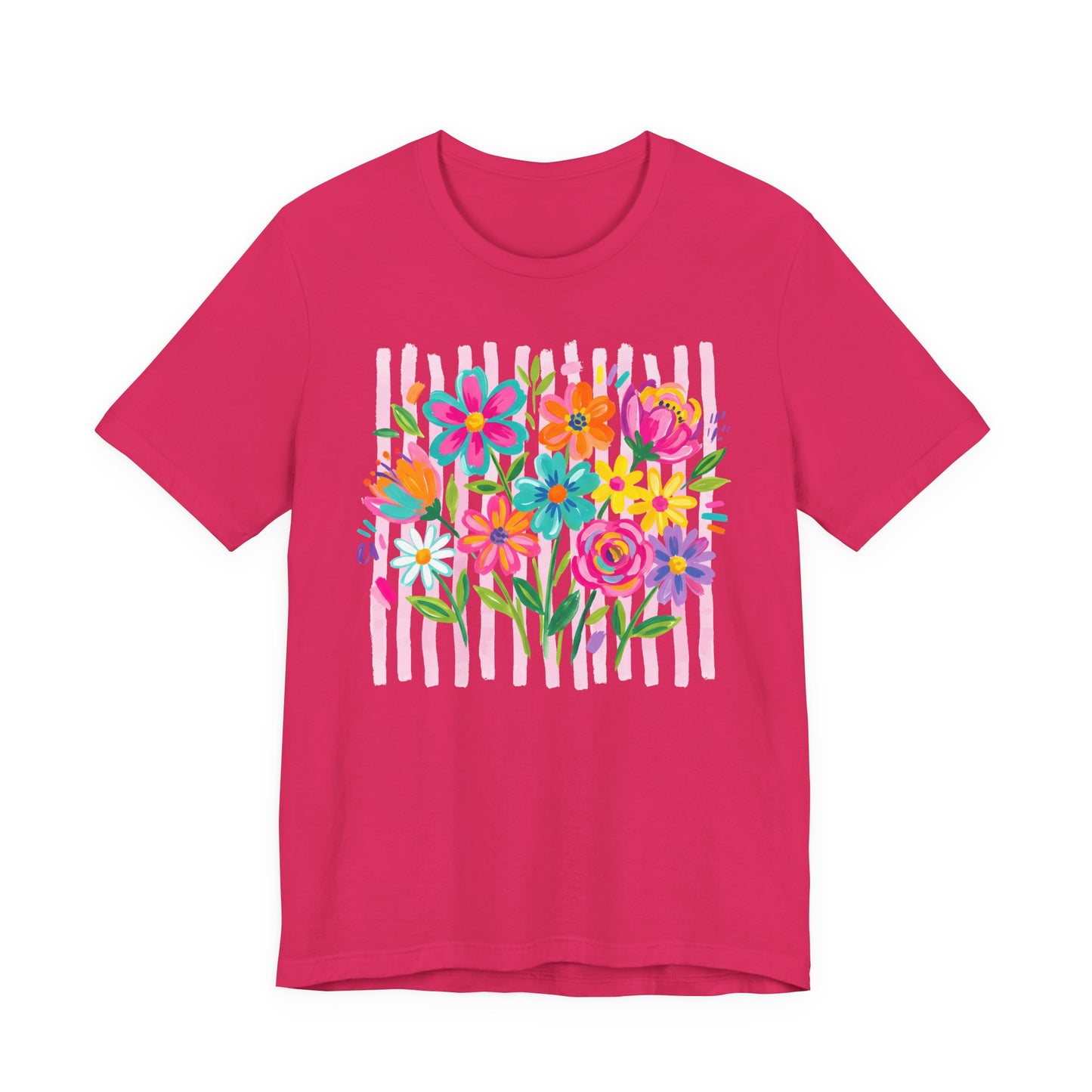 Stripe Boho Floral