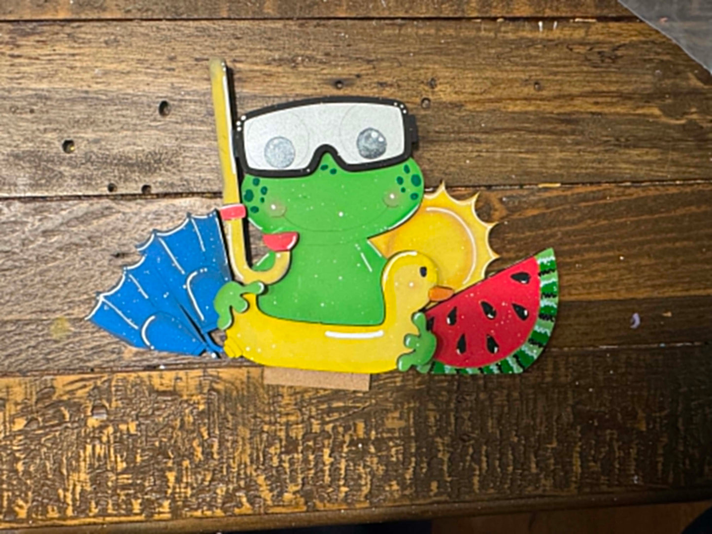 BLANK - Snorklin' Frog Basket Insert