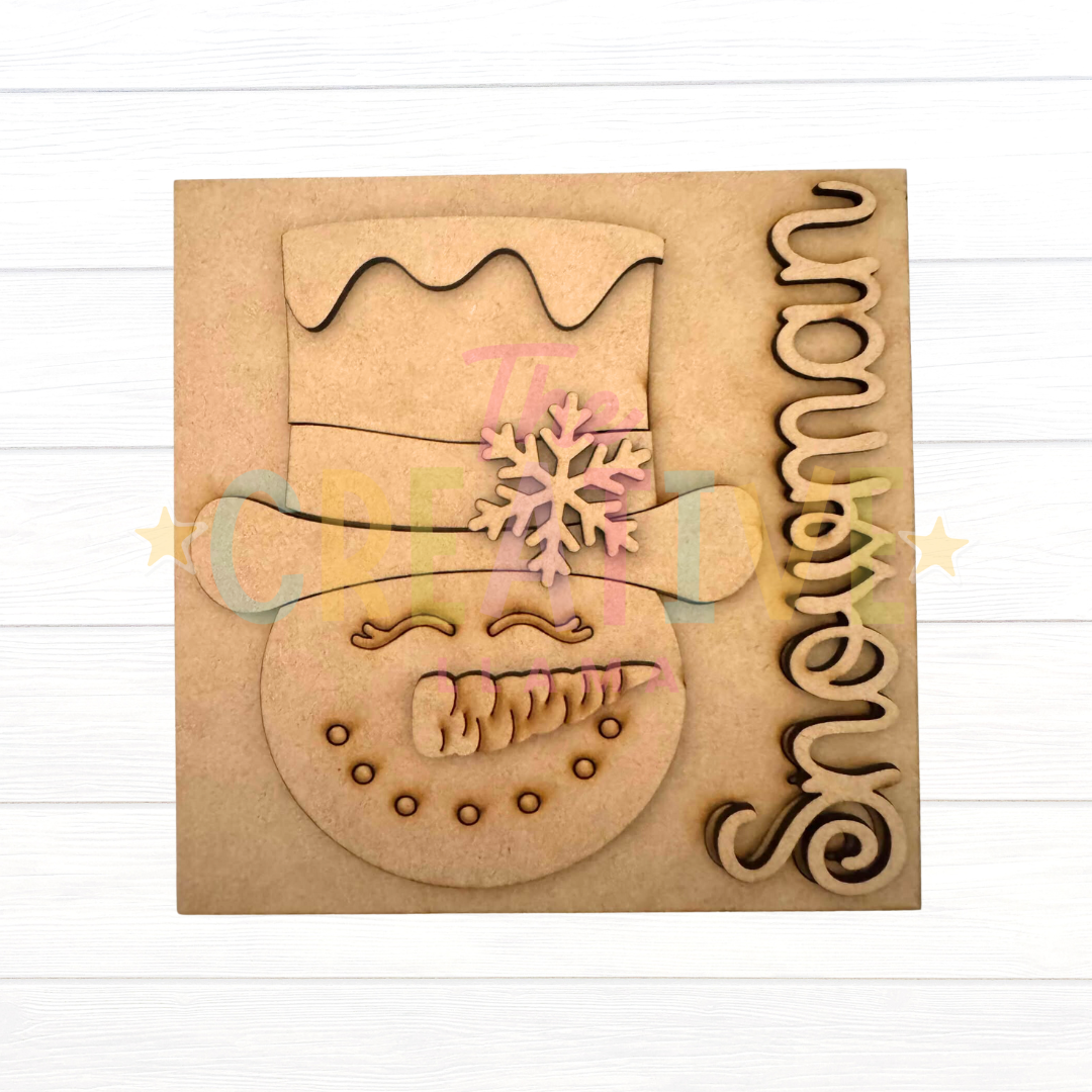 Snowman | Interchangeable Frame Insert