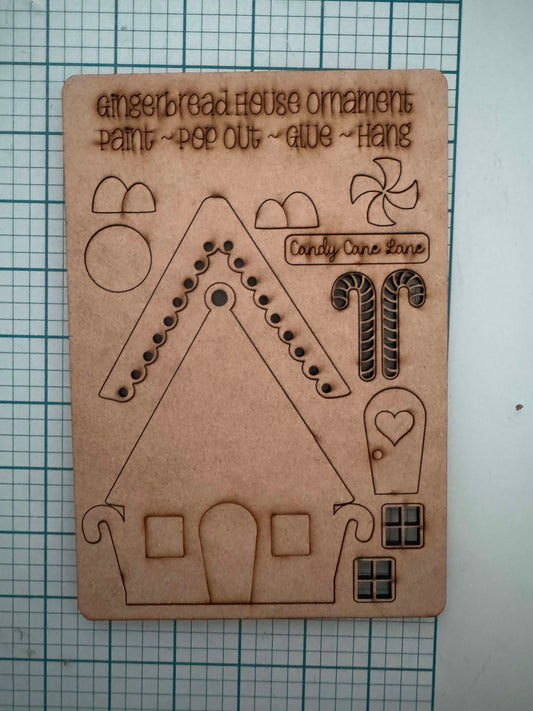 Gingerbread Ornament Pop Out