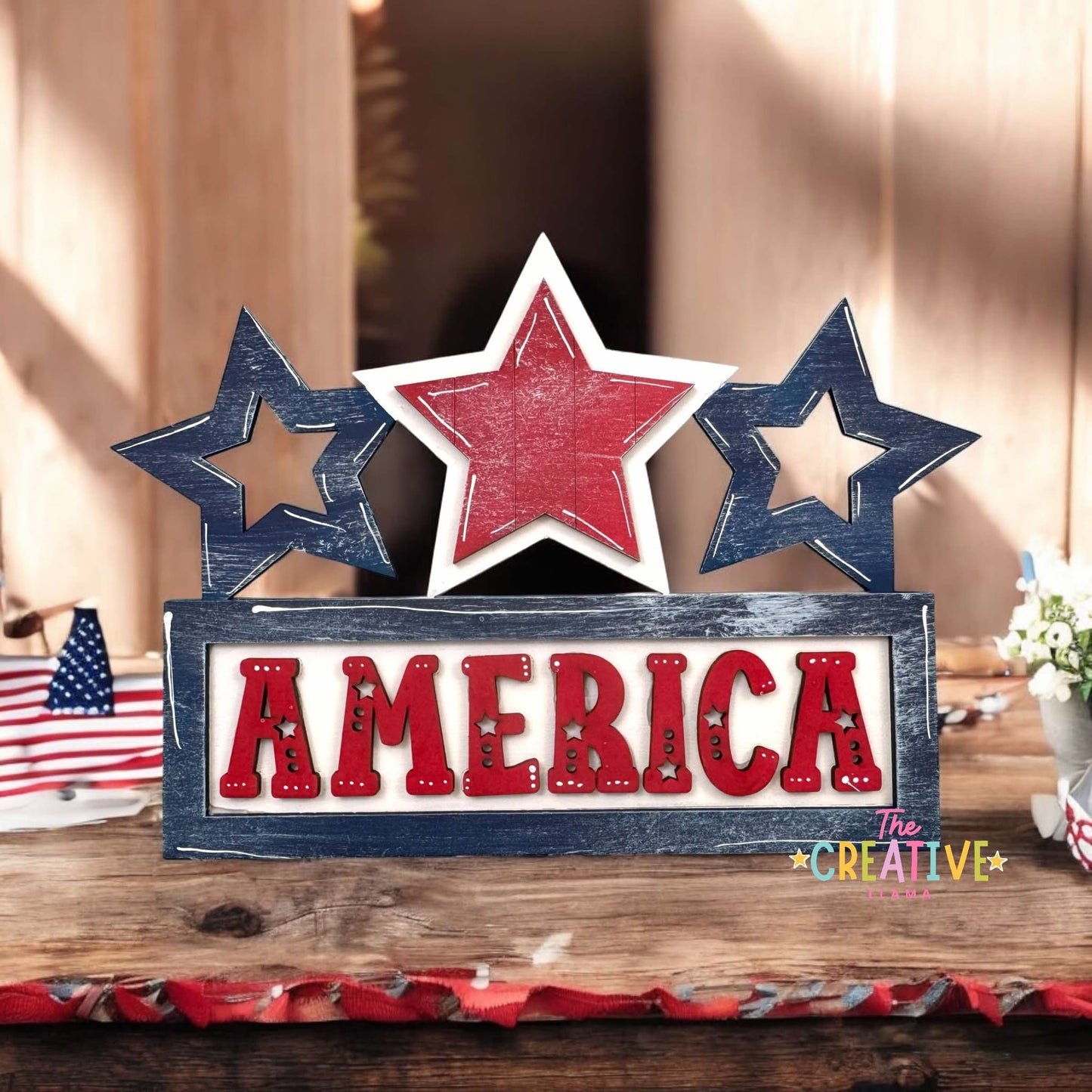America Stars Shelf Sitter