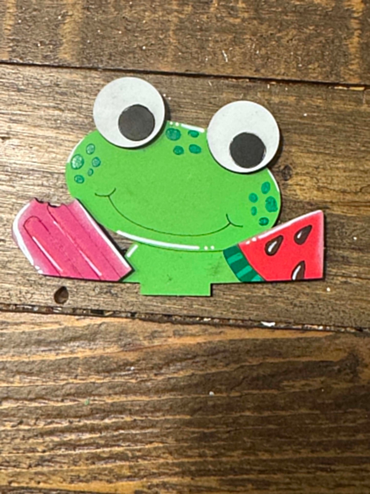 BLANK - Mini Summer Frog Basket Insert