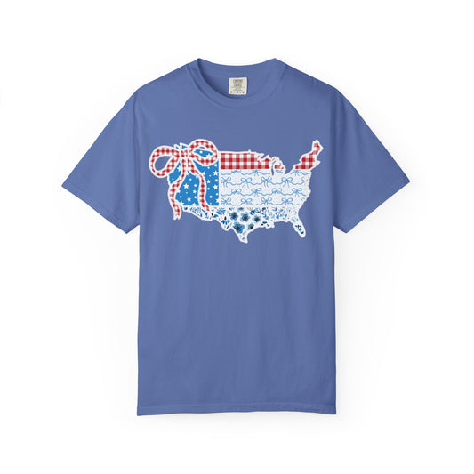Retro America Bow Unisex Shirt
