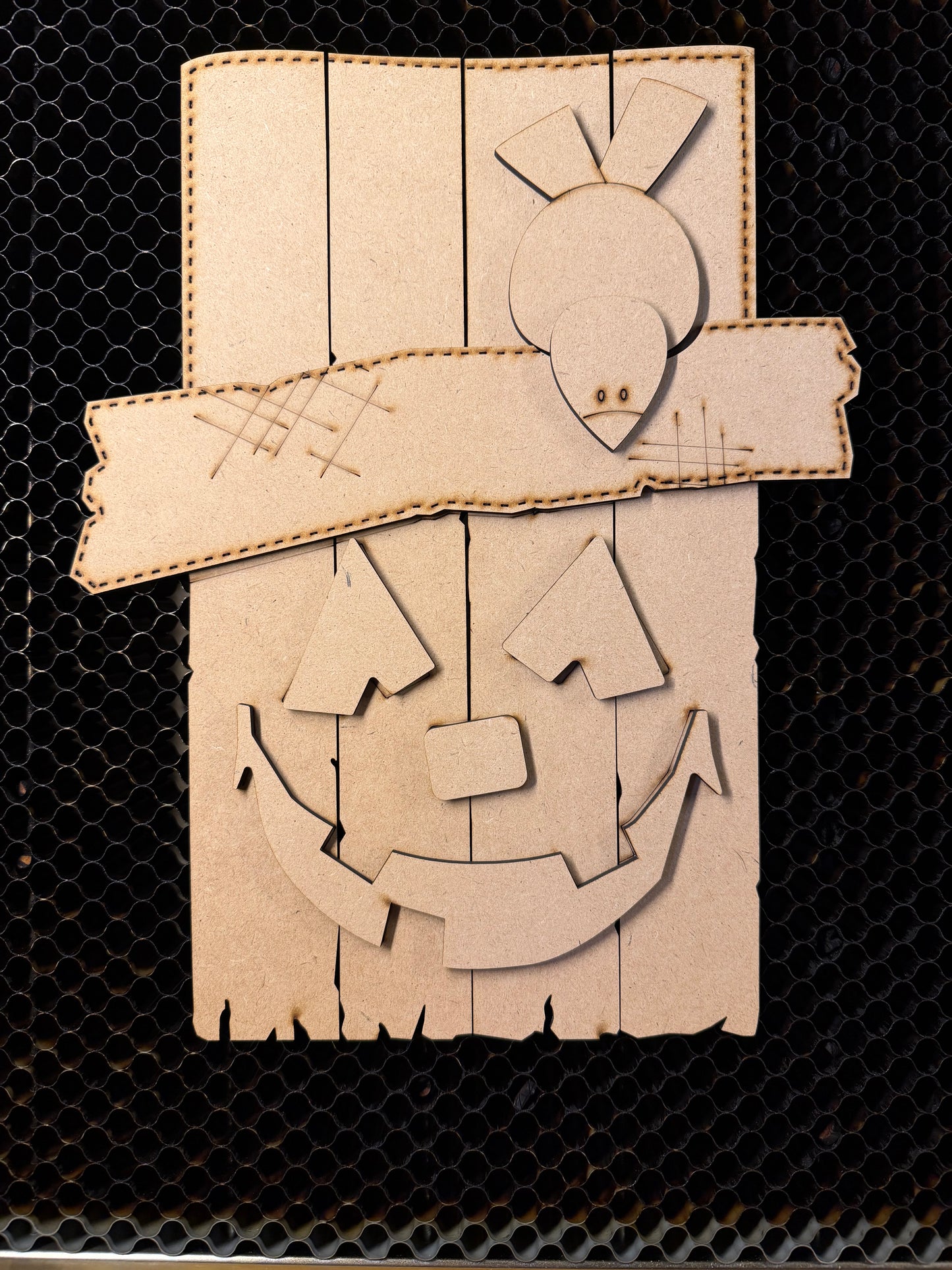 Jack-o-Lantern Pallet Sign