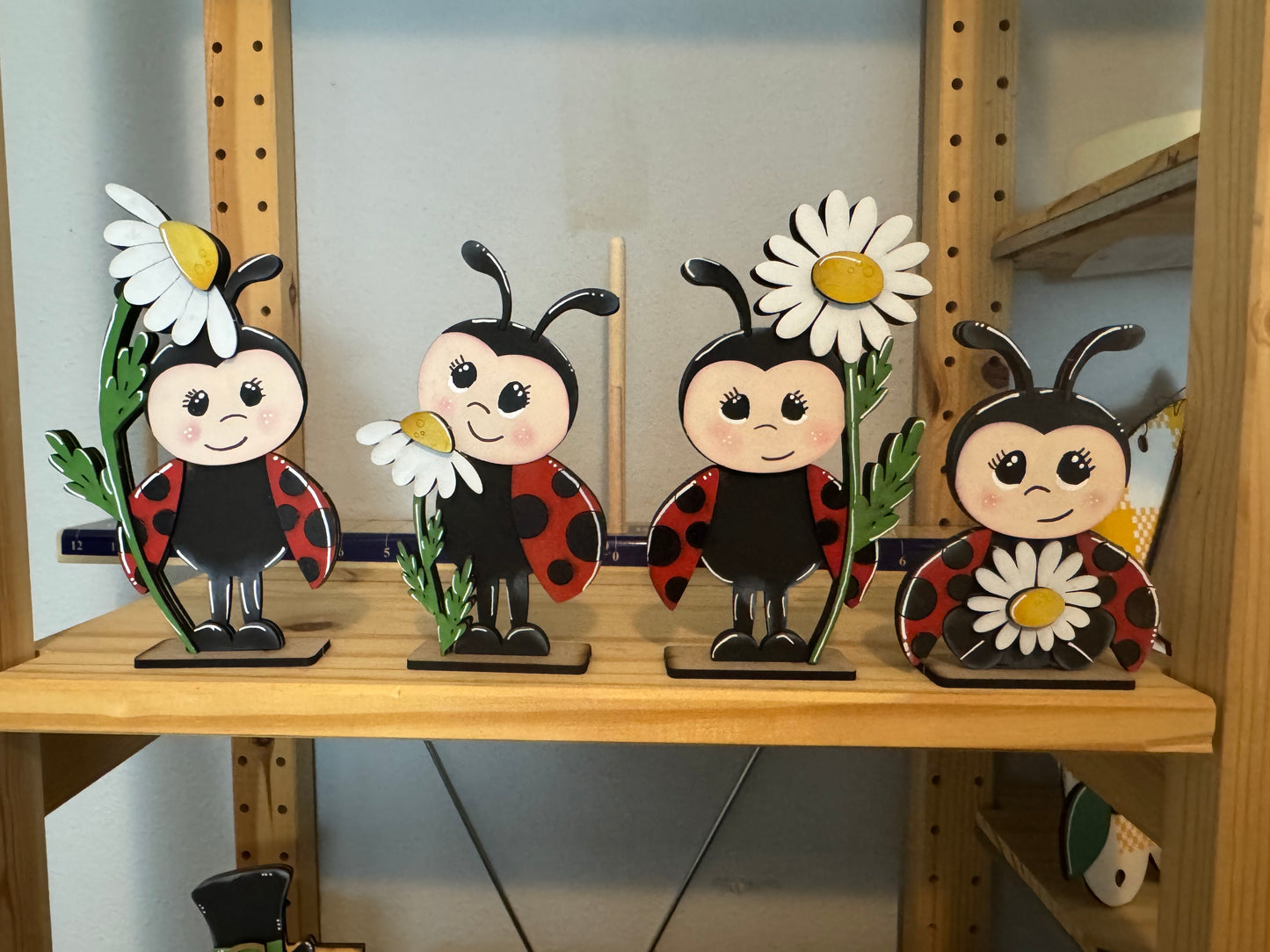 Ladybug Shelf Sitter Set