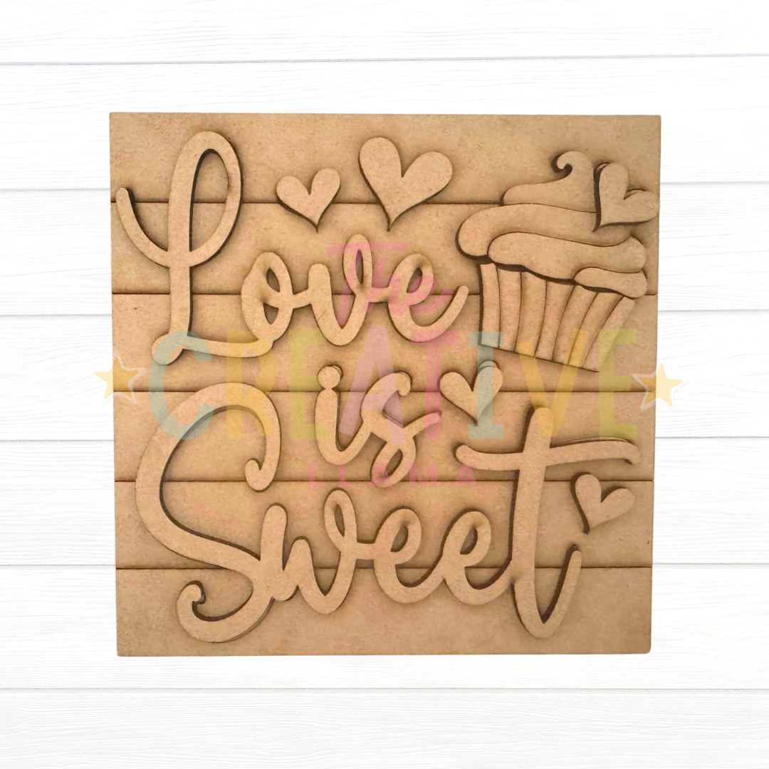 Love Is Sweet | Interchangeable Frame Insert