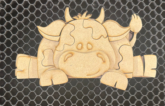 Dairy Cow Shelf Hanger