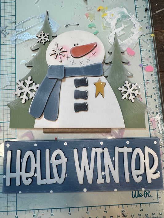 Hello Winter | Interchangeable Insert