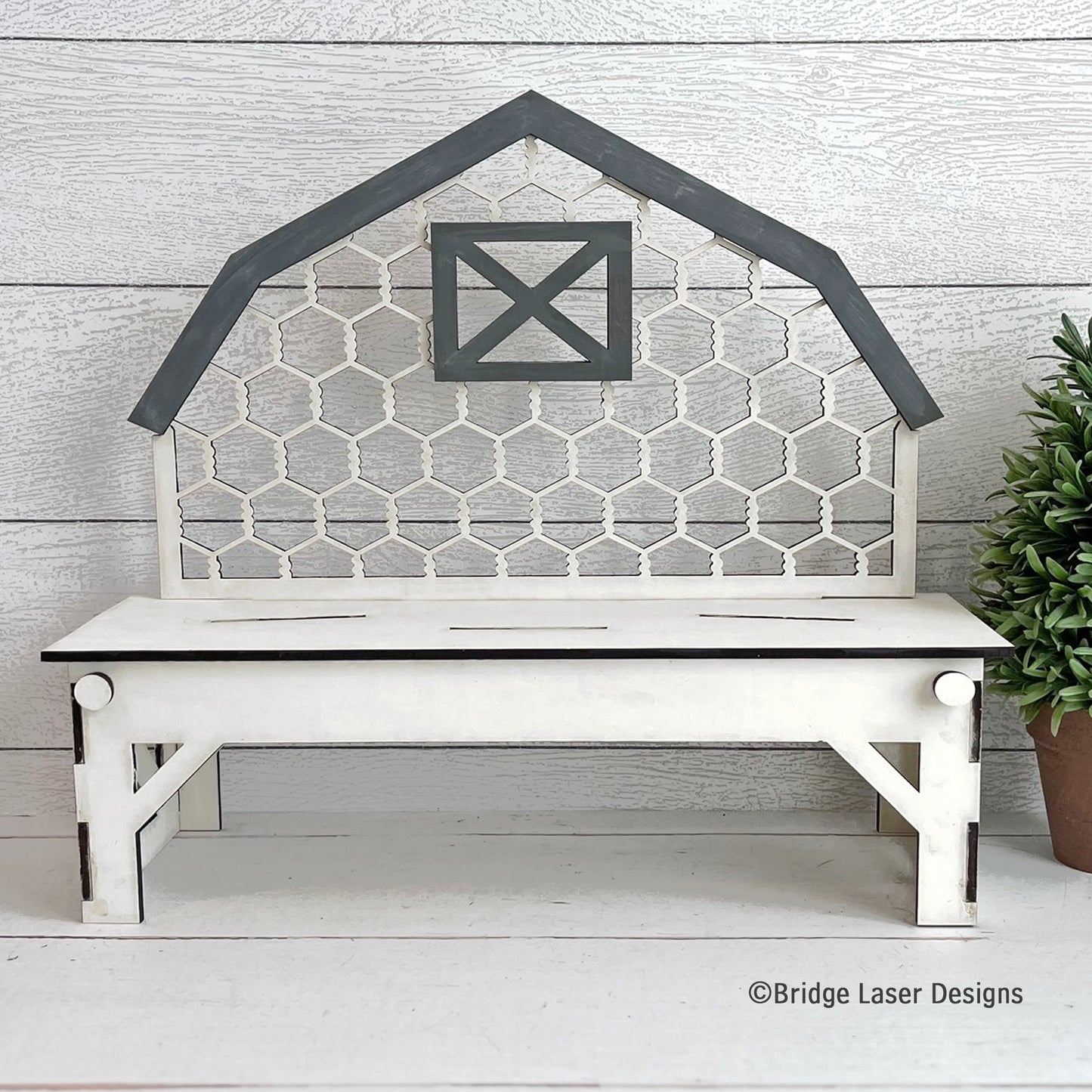 Barn Bench | Interchangeable Base