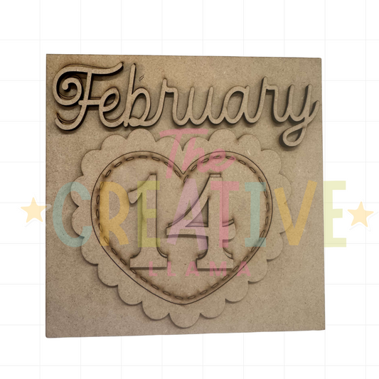 Monthly Insert | Interchangeable Frame Insert