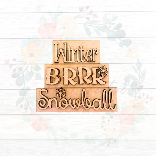 BRRR Winter Word Stacker