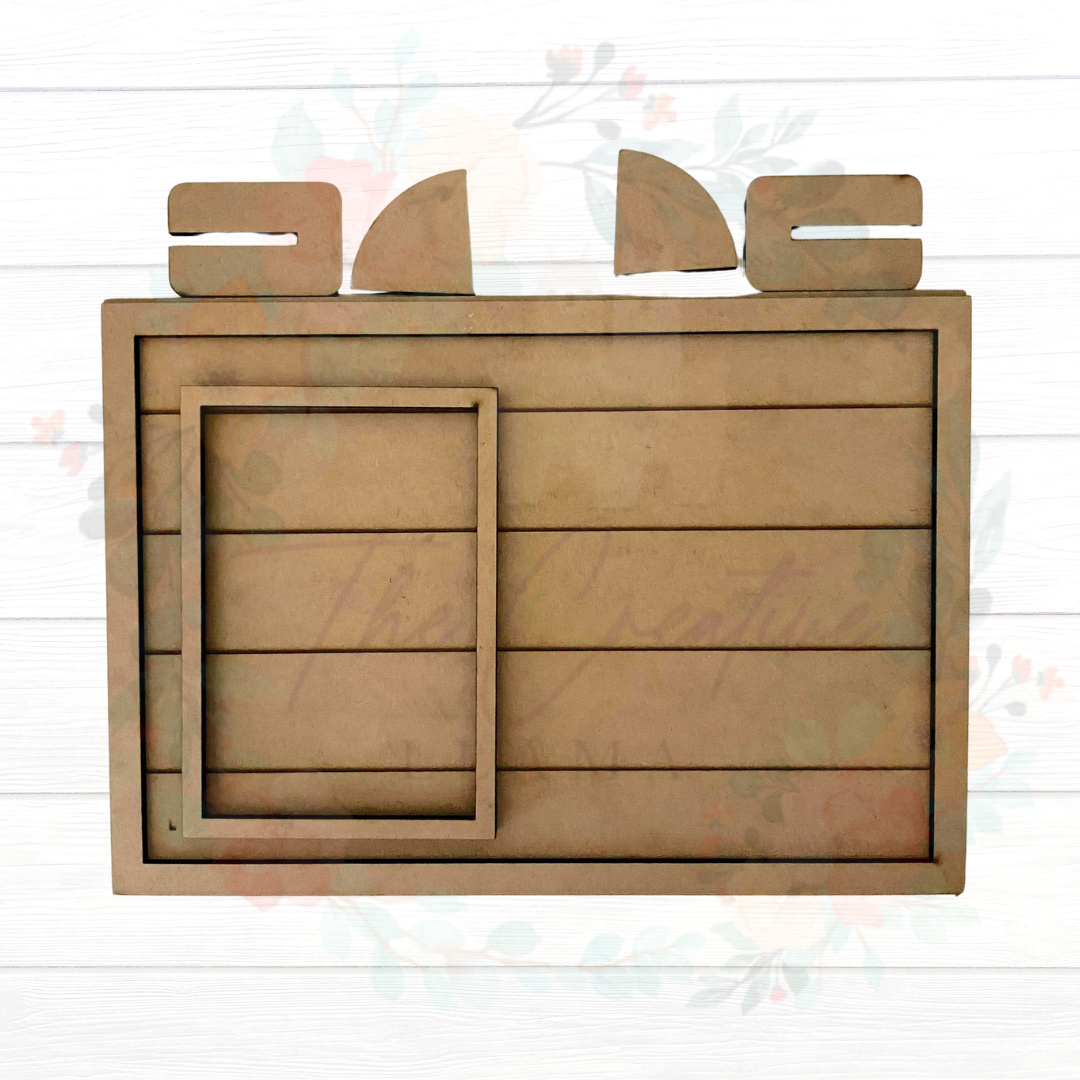 Horizontal Photo Frame