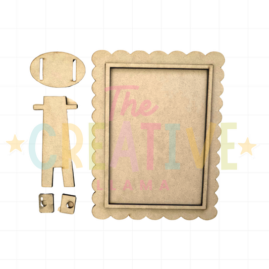 Scallop Rectangle Frame | Various Sizes