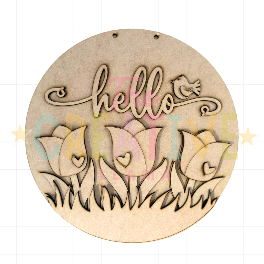 Hello Tulip Round