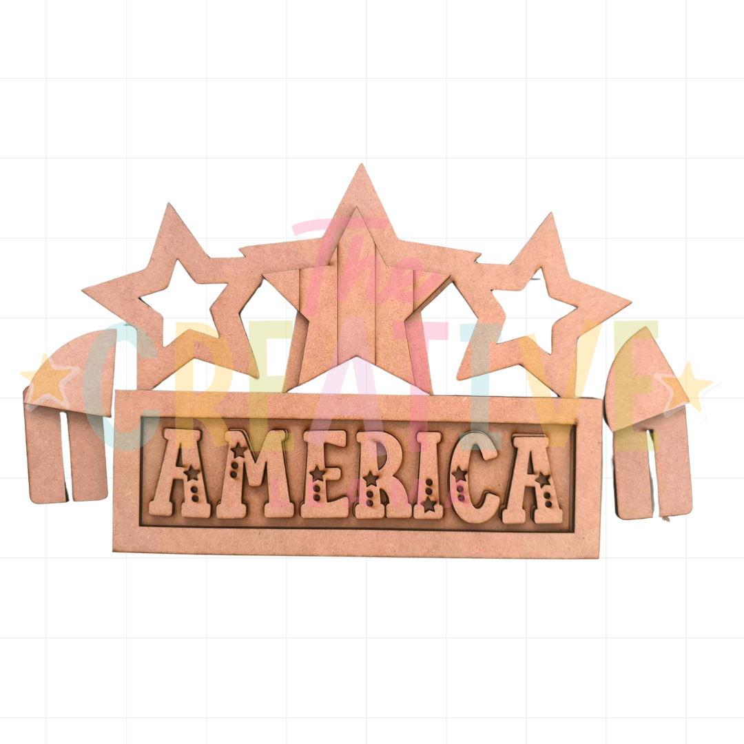 America Stars Shelf Sitter