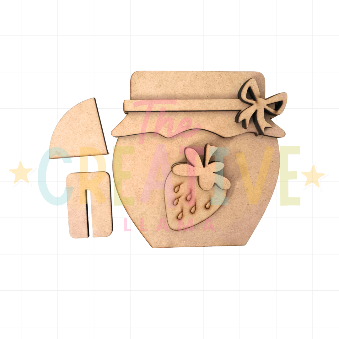 Strawberry Jam Jar