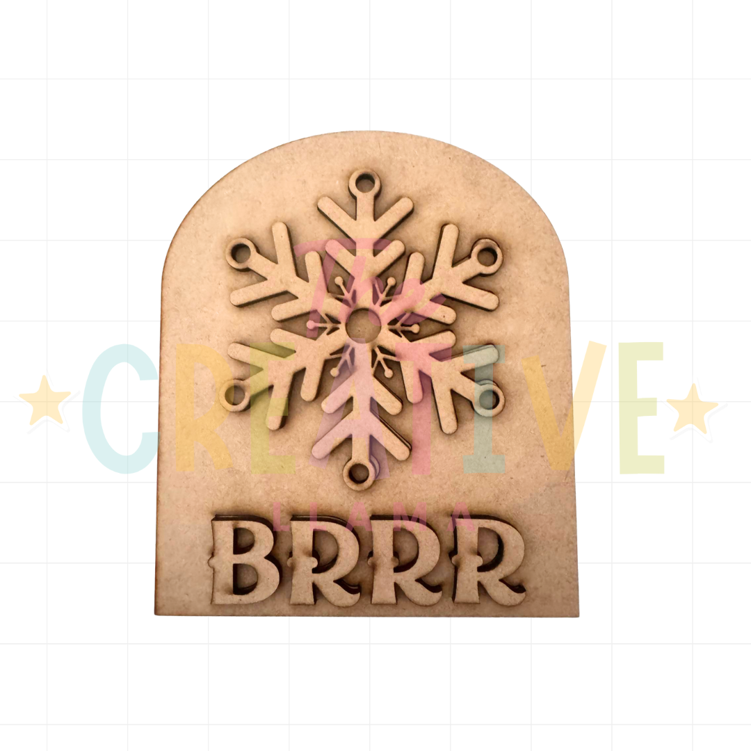 BRRR Snowflake | Interchangeable Insert