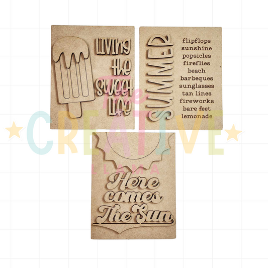 Summer Signs | Interchangeable Insert