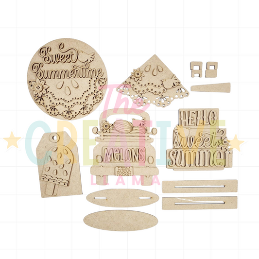 Watermelon Tiered Tray Set