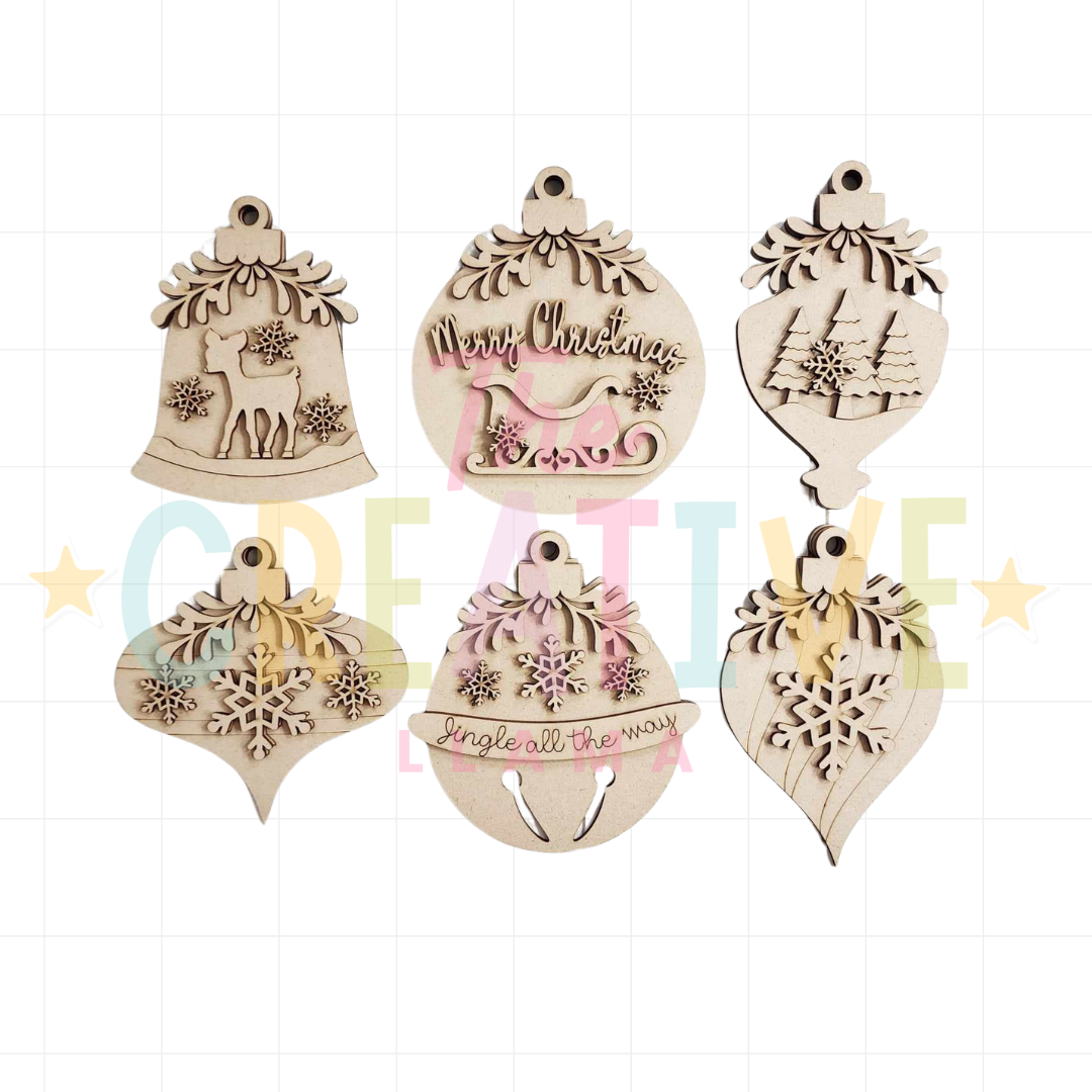 Mistletoe Ornament Set