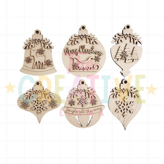 Mistletoe Ornament Set