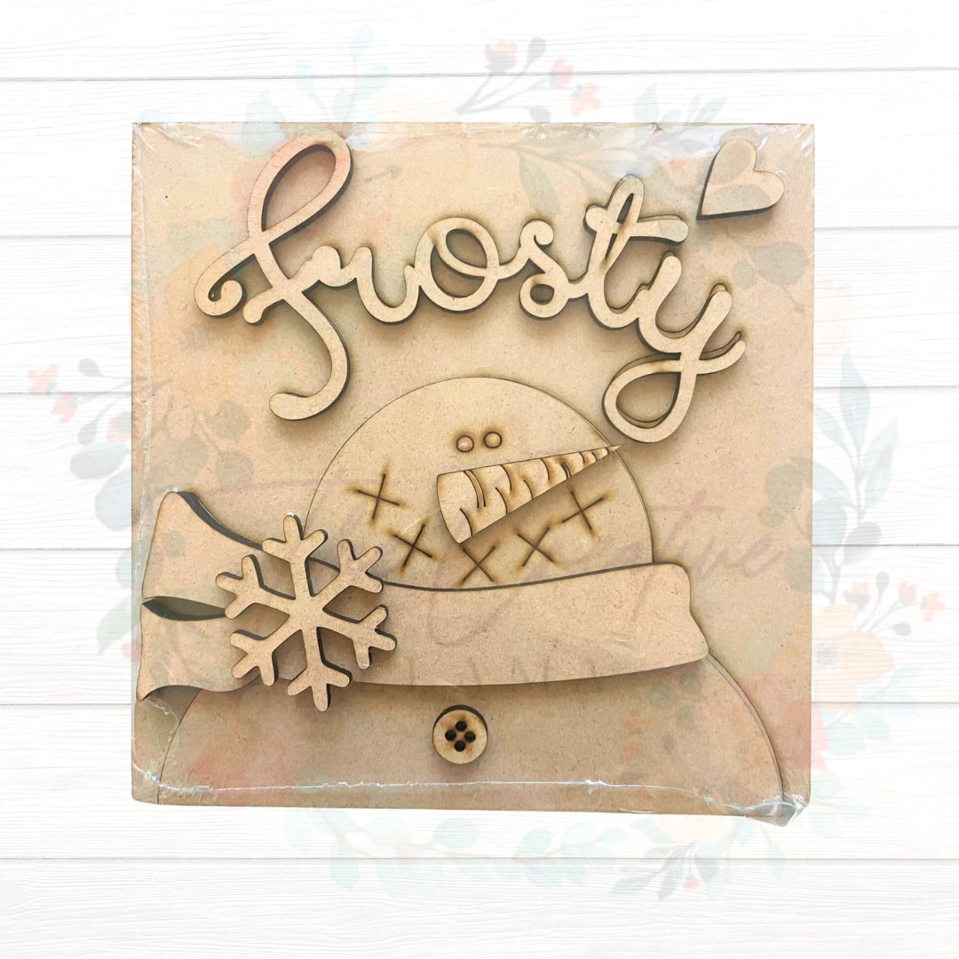 Frosty Snowman | Interchangeable Frame Insert