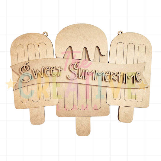 Sweet Summertime Door Hanger