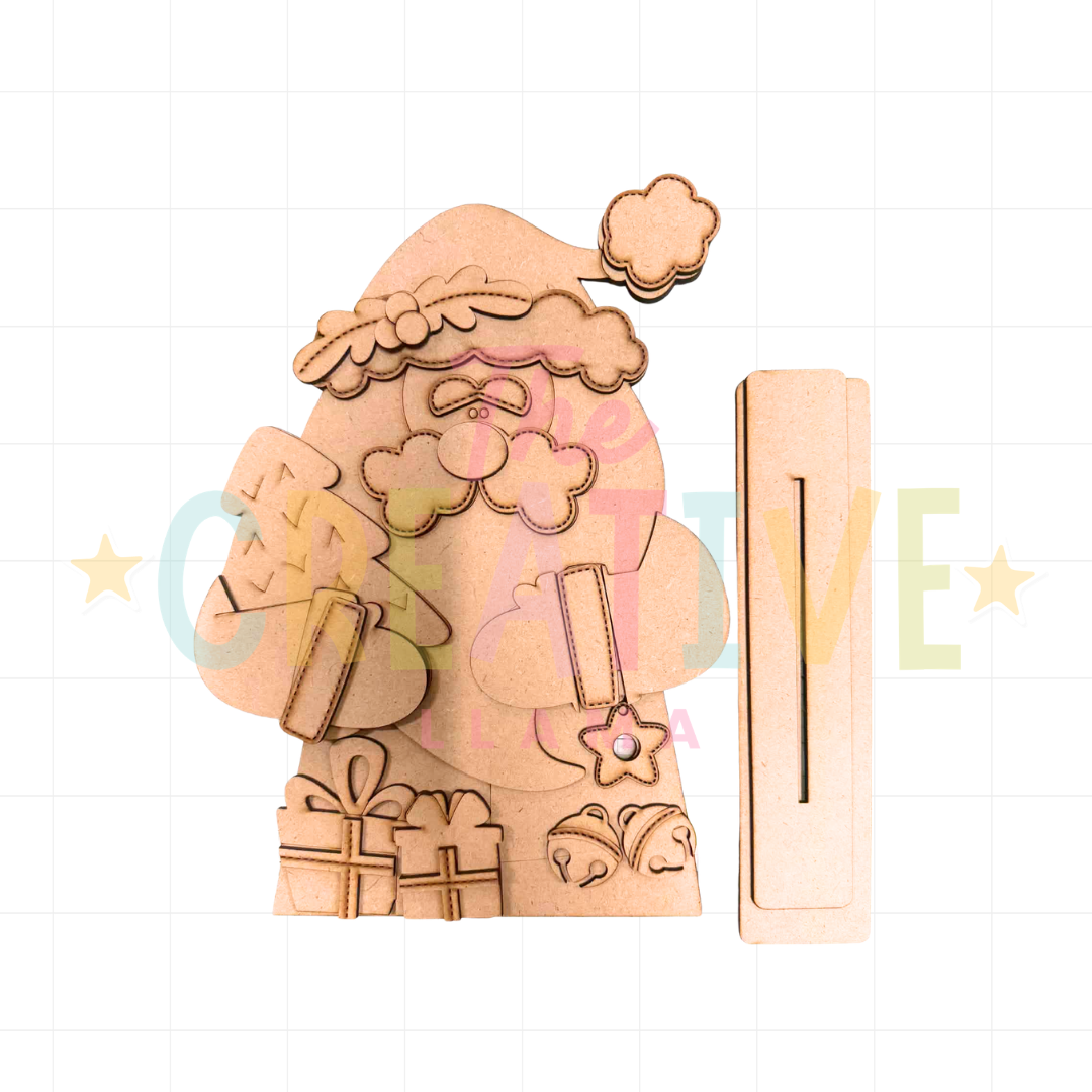 Tea Light Santa Shelf Sitter