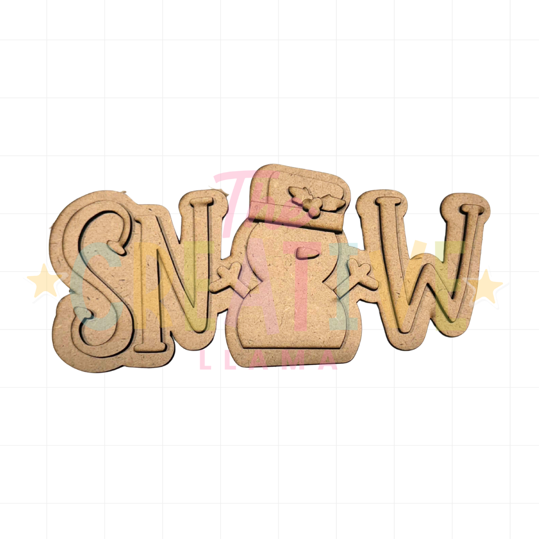 Mini Snow Sign