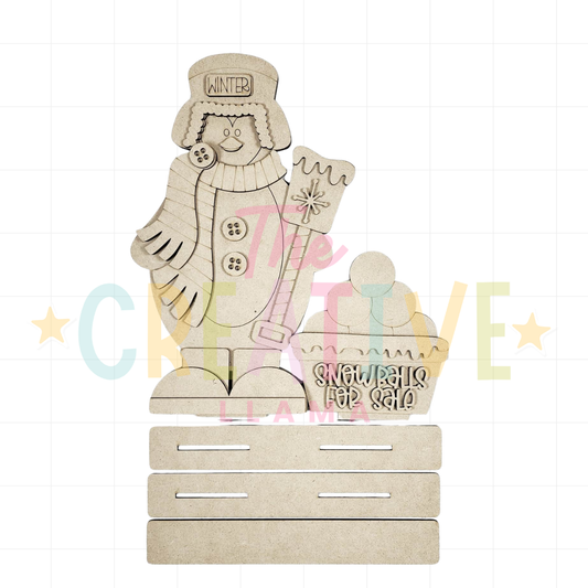 Penguin & Snowballs Shelf Sitter