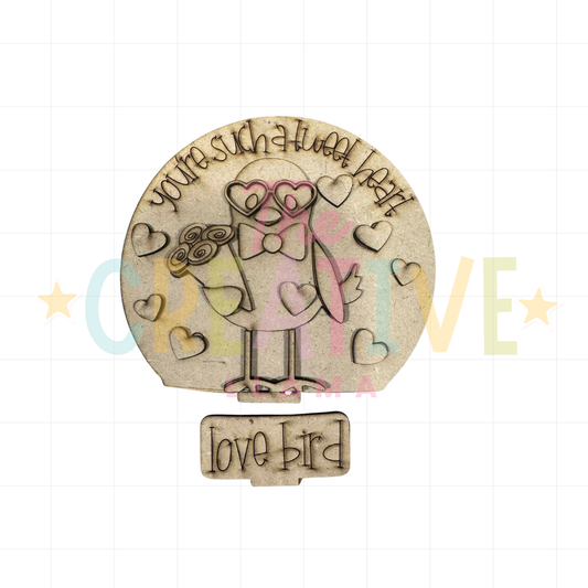 Love Bird | Snow Globe Insert