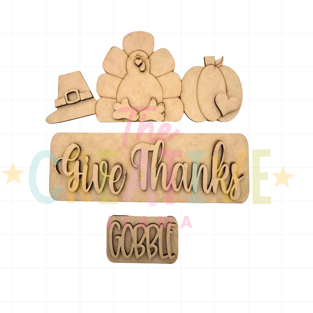 Give Thanks | Interchangeable Insert