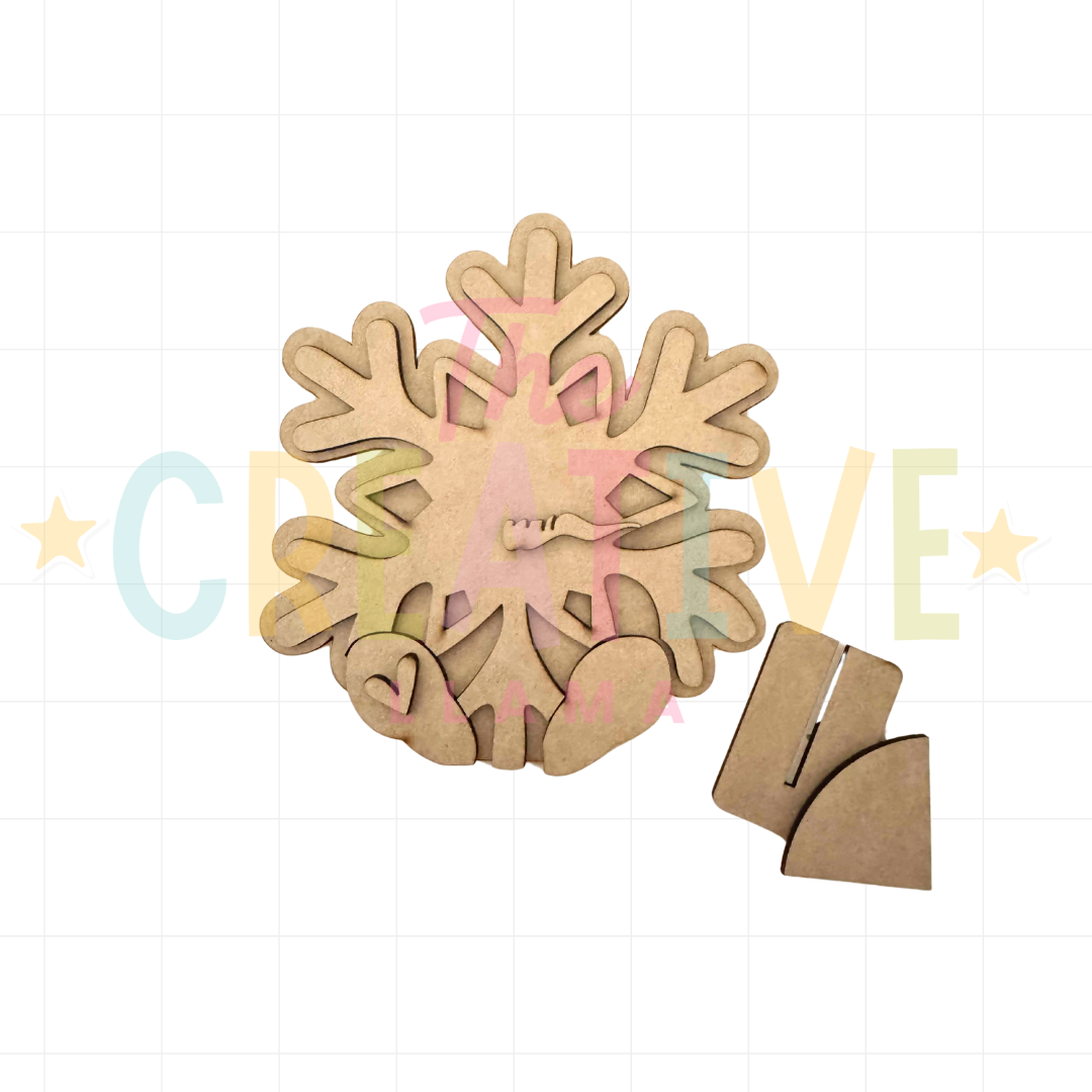 Snowflake Shelf Sitter