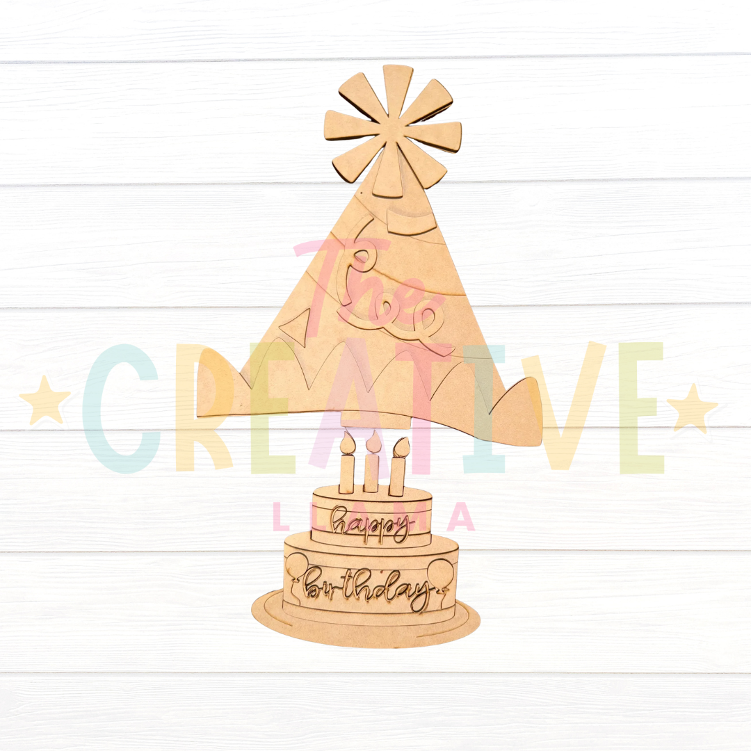 Birthday Hat | Interchangeable Insert