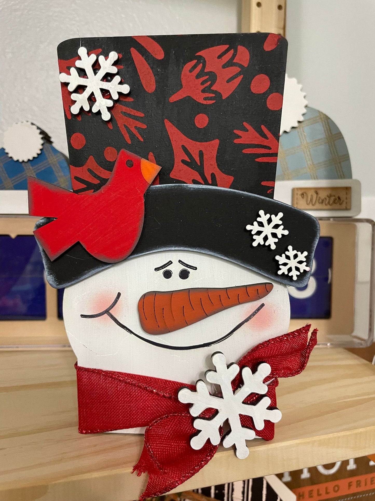 Standing Snowman Head