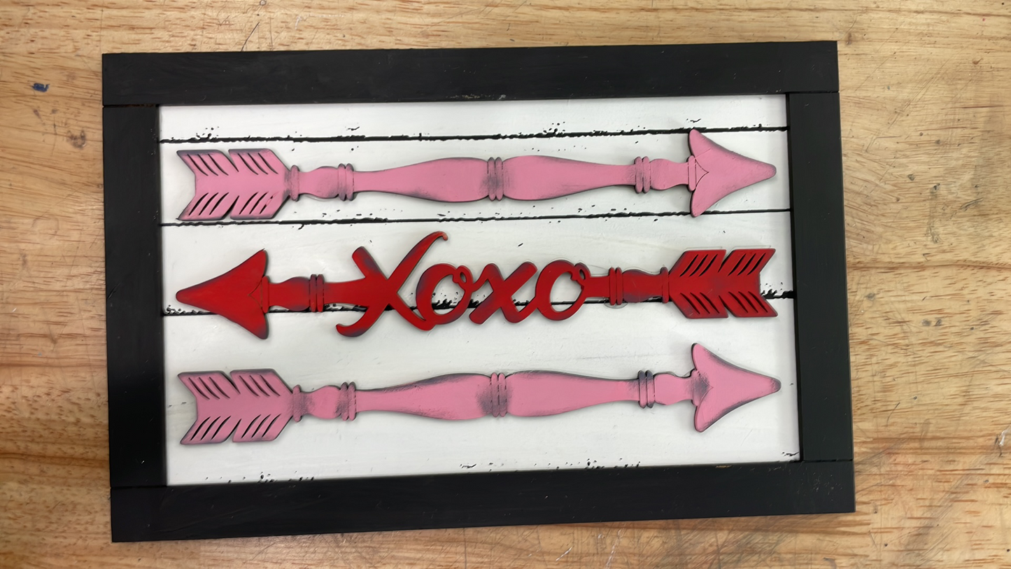 Framed Spindle Arrows