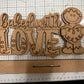 Baked With Love Word Art