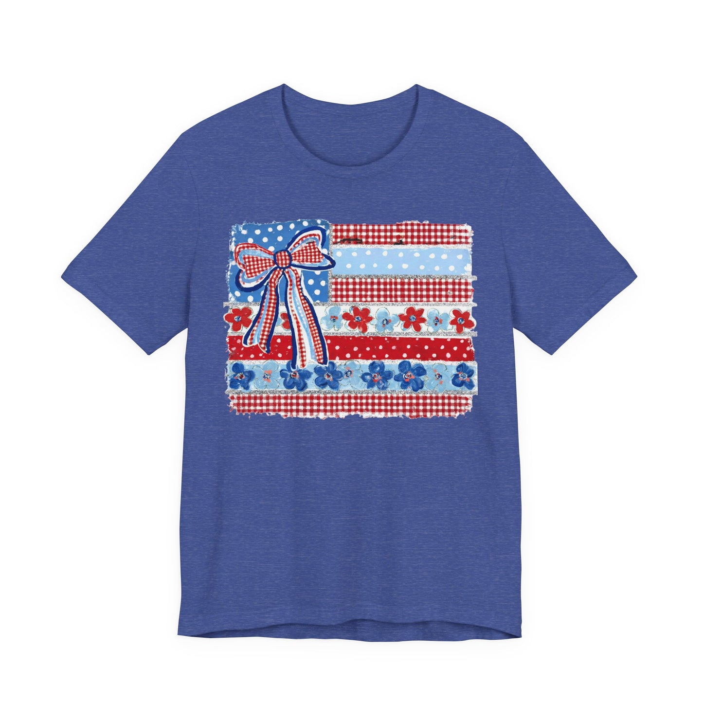 Patriotic Patchwork Flag Tee