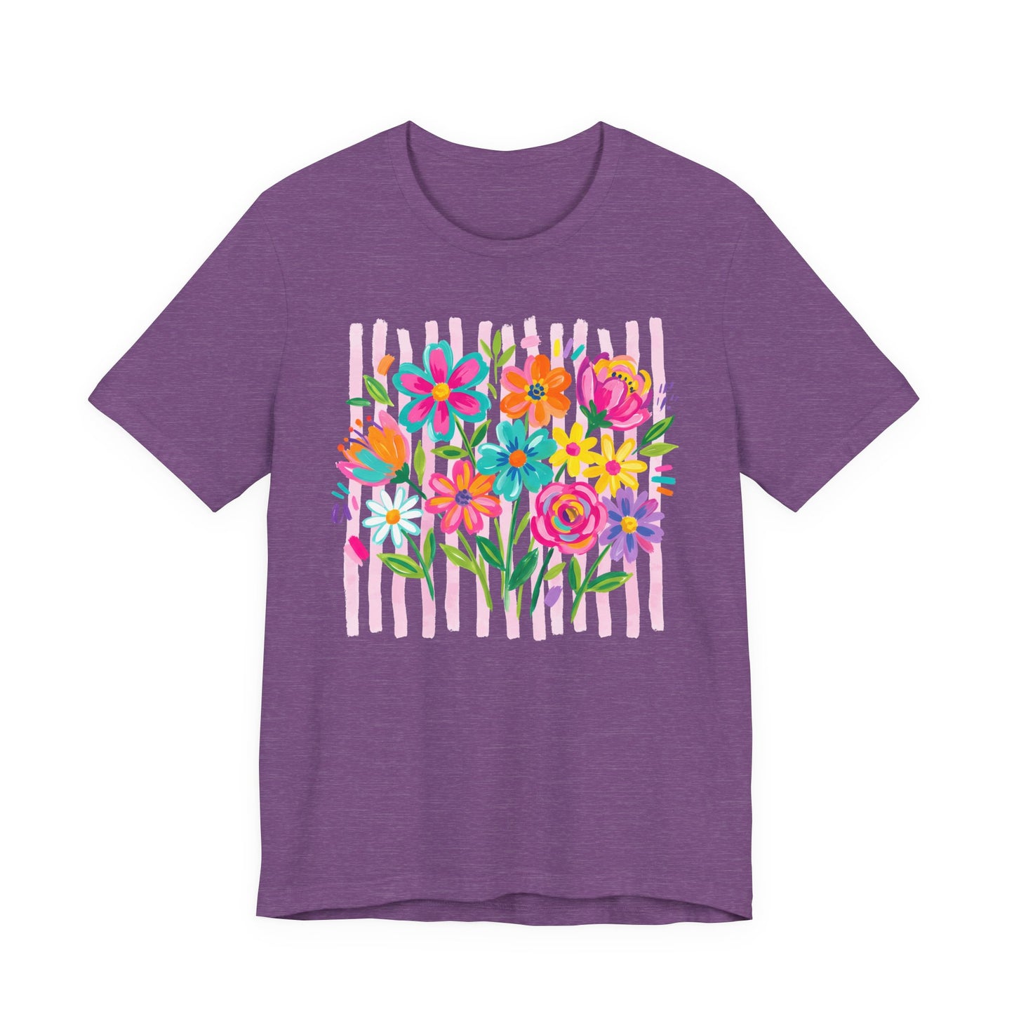 Stripe Boho Floral
