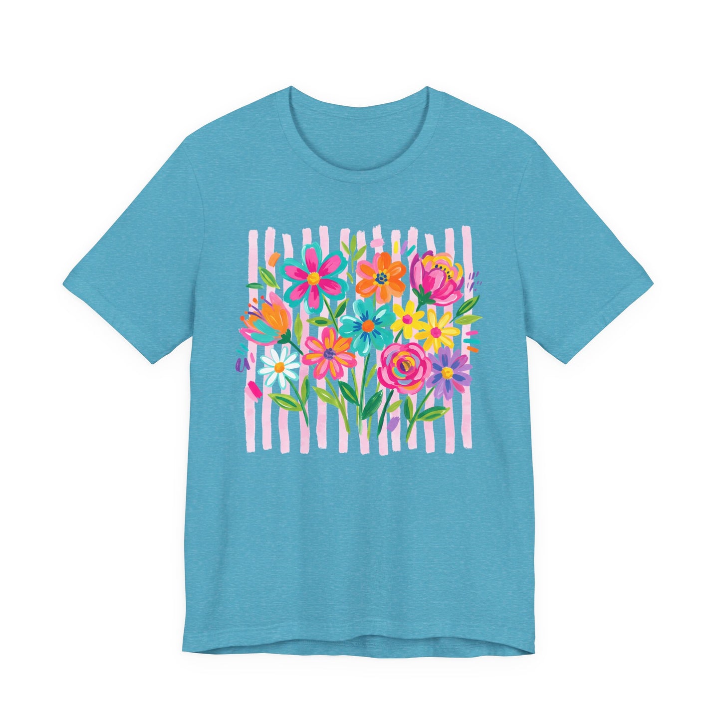 Stripe Boho Floral