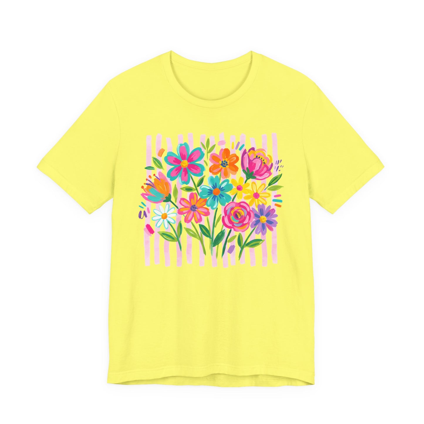 Stripe Boho Floral