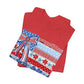 Patriotic Patchwork Flag Tee