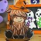 Witchy Highland Cow Shelf Sitter | Cutout of the Week