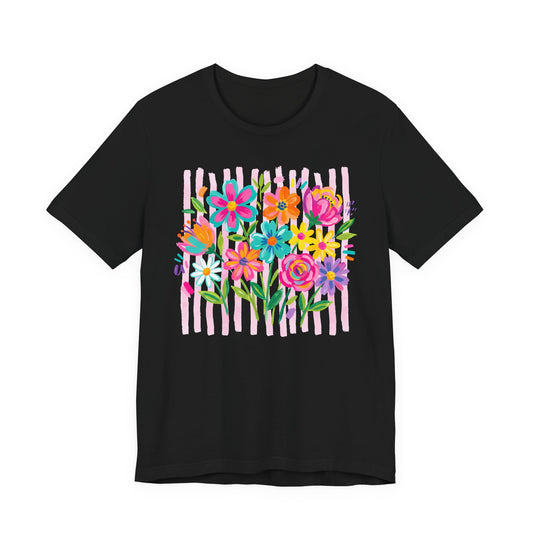 Stripe Boho Floral