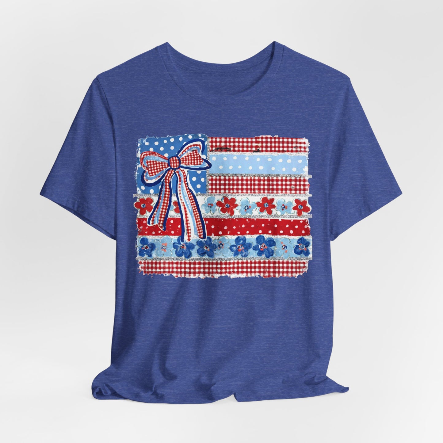 Patriotic Patchwork Flag Tee