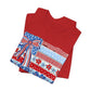 Patriotic Patchwork Flag Tee