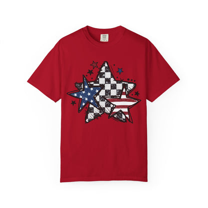 Patriotic Star Graphic Unisex T-Shirt