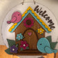 Welcome Birdhouse Door Round